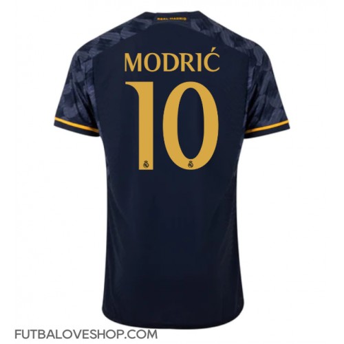 Dres Real Madrid Luka Modric #10 Preč 2023-24 Krátky Rukáv
